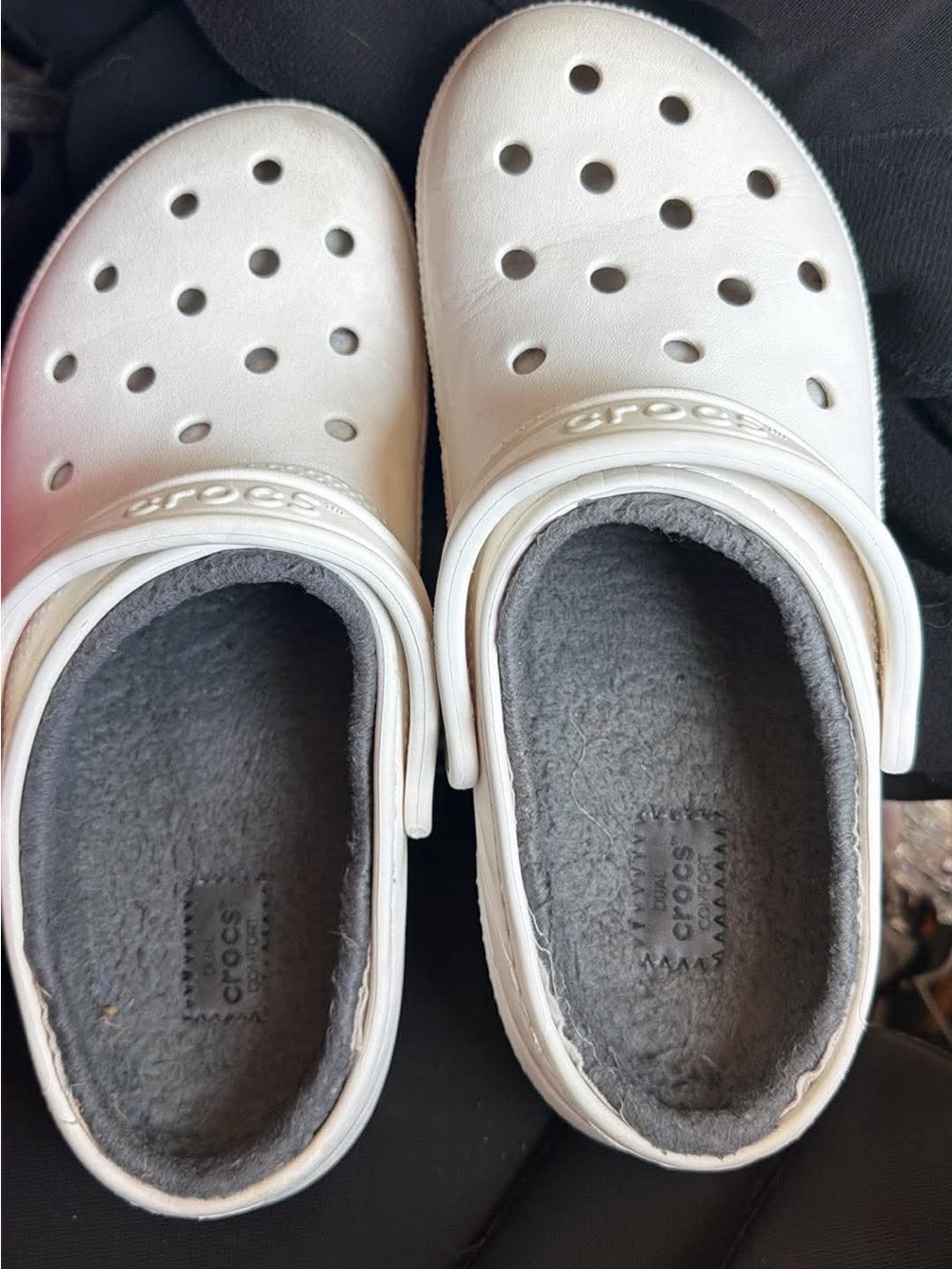 Crocs Classic Lined White - Men's 8 / Women's 10